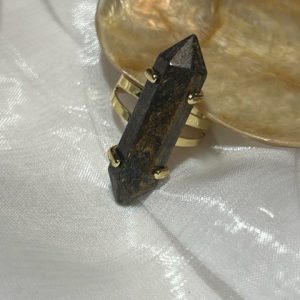 Bronzite Anel