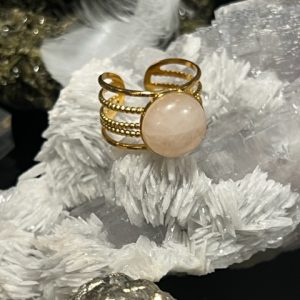 Quartzo Rosa Anel
