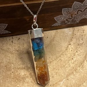 Orgonite 7 Chakras Pendente