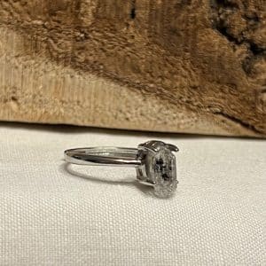 Tanzanite Anel em aço