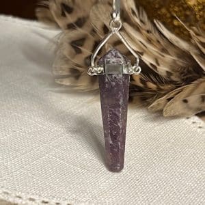 Lepidolite Pendente