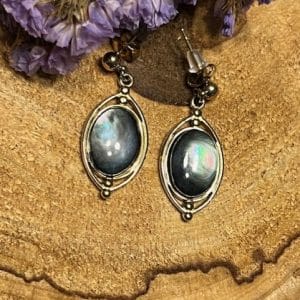 Concha Abalone Brincos