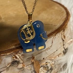 Ágata Azul Pendente