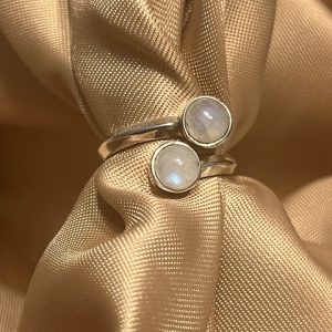 Labradorite Anel em prata