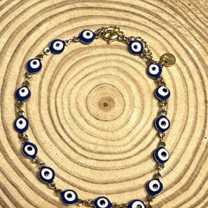 Olho Turco Pulseira de tornozelo