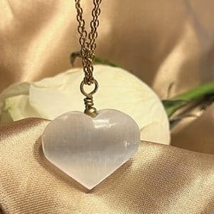 Selenite Pendente