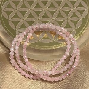 Quartzo Rosa Pulseira