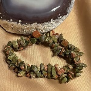 Unakite Pulseira