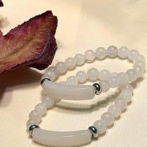 Quartzo Leitoso Pulseira
