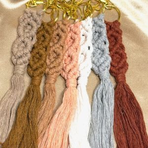 Porta-Chaves em macramé