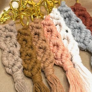 Porta-Chaves em macramé