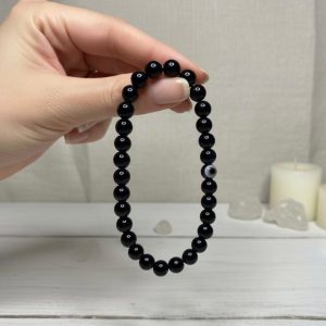 Ágata Negra Pulseira 8mm
