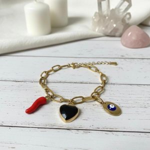 Aço Pulseira de proteção