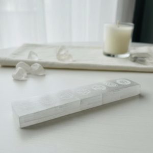 Selenite Barra dos 7 Chakras