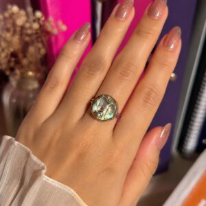 Concha Abalone Anel