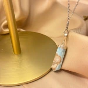 Aragonite Azul Pendente