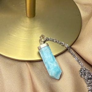 Aragonite Azul Pendente