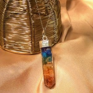 7 Chakras Pendente Orgonite