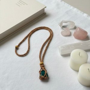 Macramé Colar s/pedra