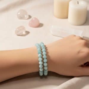 Calcite Azul Pulseira 8mm