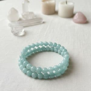 Calcite Azul Pulseira 8mm