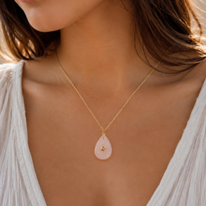 Quartzo Rosa Pendente