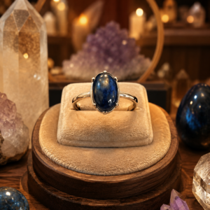 Pietersite Azul Anel