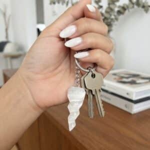 Selenite Porta-Chaves