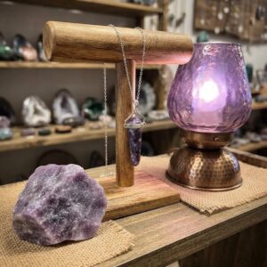 Lepidolite Pendente