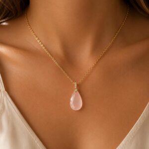 Quartzo Rosa Pendente